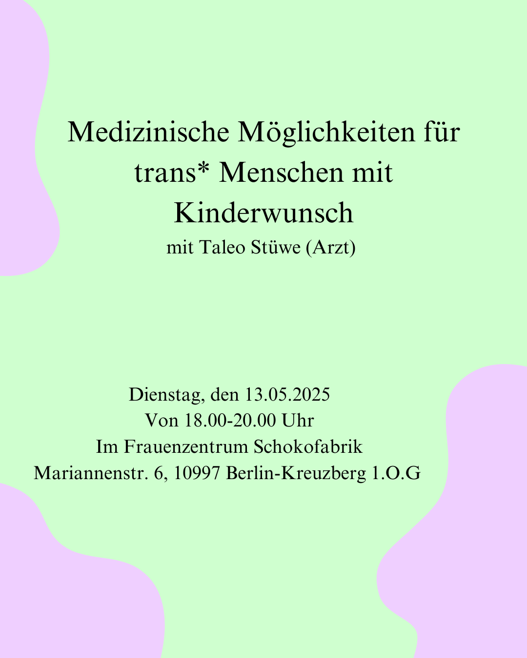Medizinische Möglichkeiten für trans Menschen mit Kinderwunsch